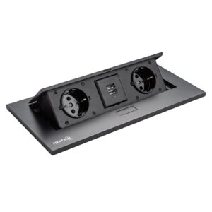پریز رو میزی (دسکتاپ سوکت) ۲ پریز برق + ۲ شارژر USB نِستِک